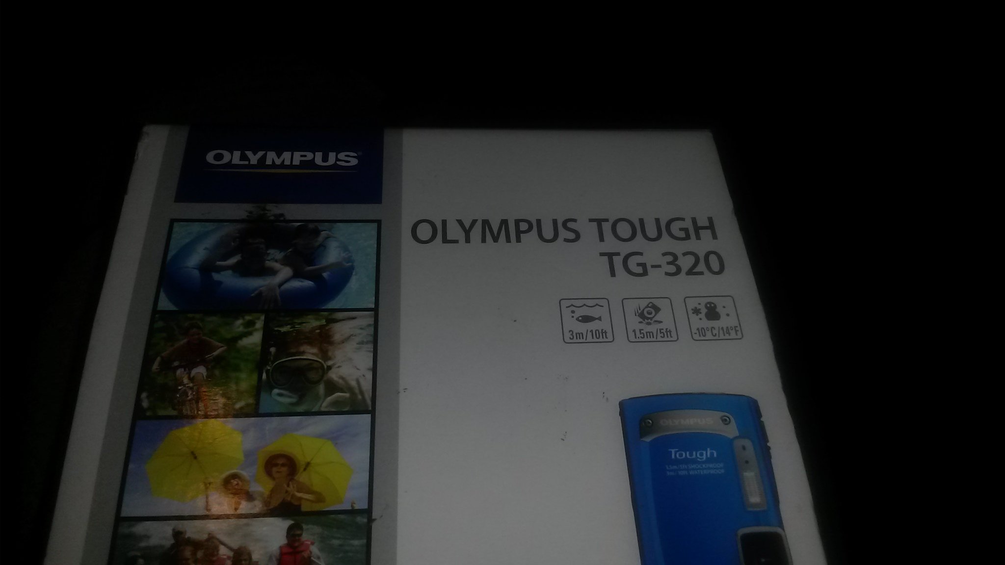 OLYMPUS Tough TG-320 ブルー 新品バッテリー付 Olympus Tough TG-320 14.0MP Digital Camera - Blue for sale